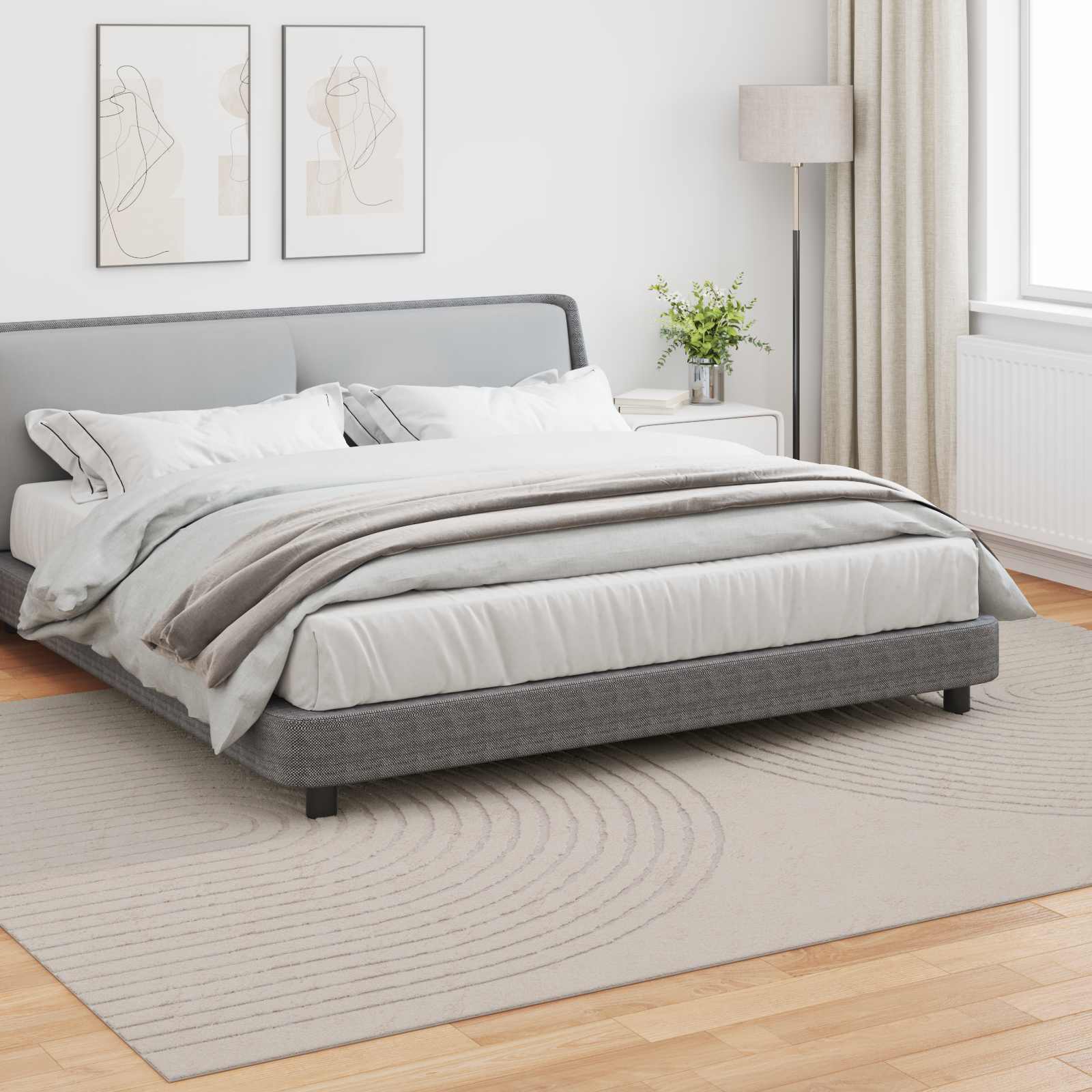 Innenteppich GALATI Creme 280 x 200 cm Polyester