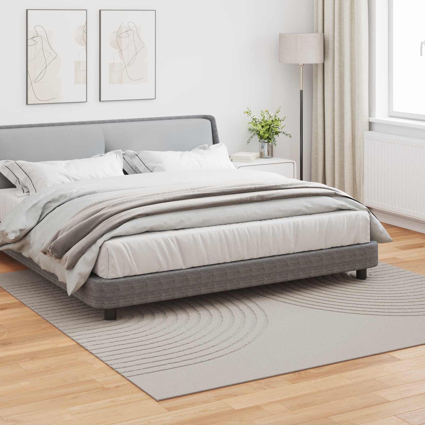 Innenteppich GALATI Creme 240 x 240 cm Polyester
