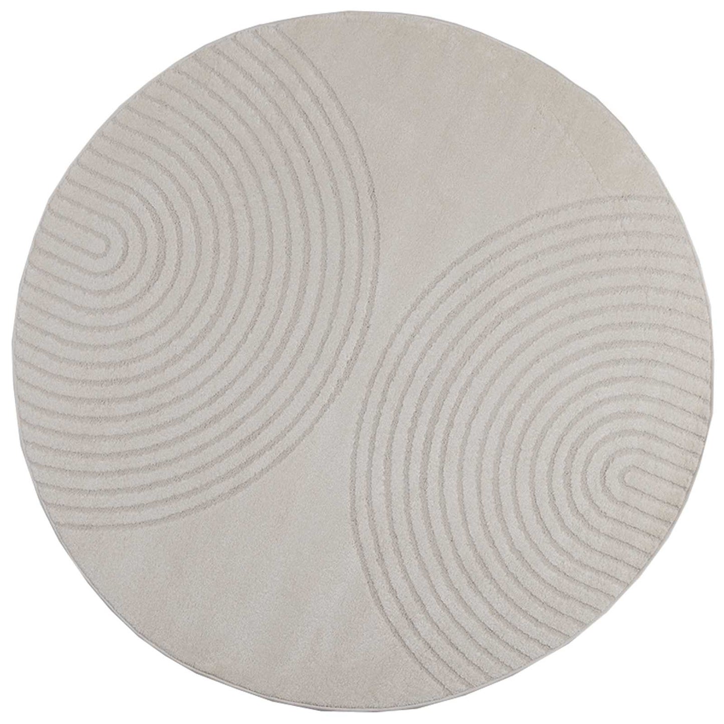 Innenteppich GALATI Creme Ø 120 CM Polyester