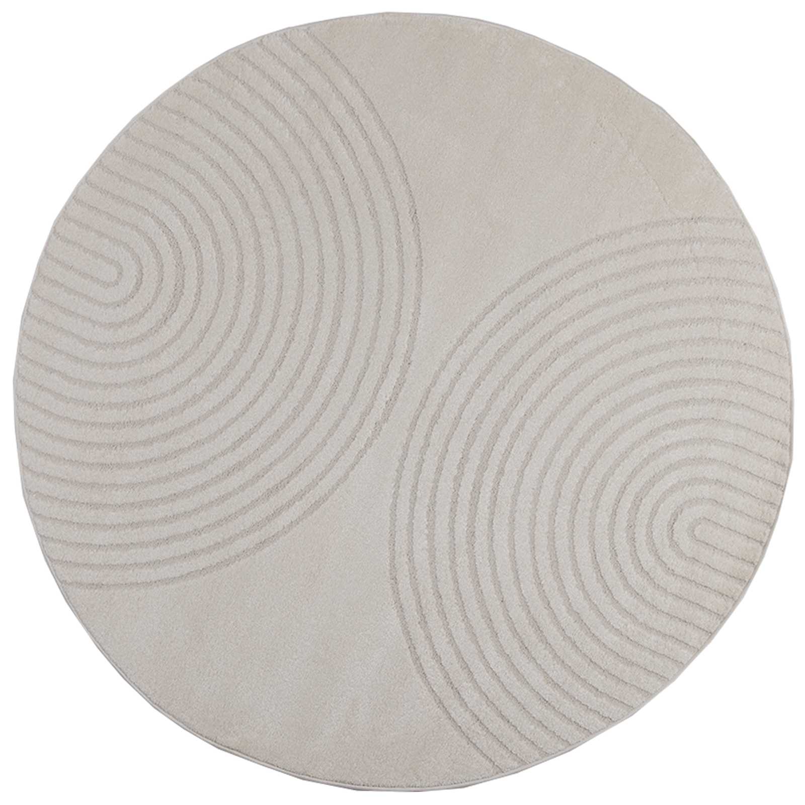 Innenteppich GALATI Creme Ø 200 CM Polyester