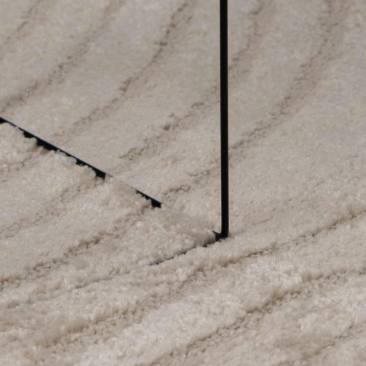 Innenteppich GALATI Beige 140 x 200 cm Polyester Medium Pile