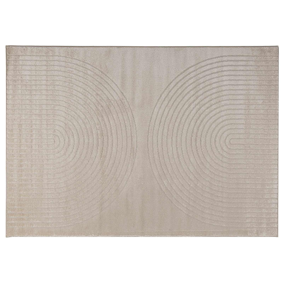 Innenteppich GALATI Beige 140 x 200 cm Polyester Medium Pile