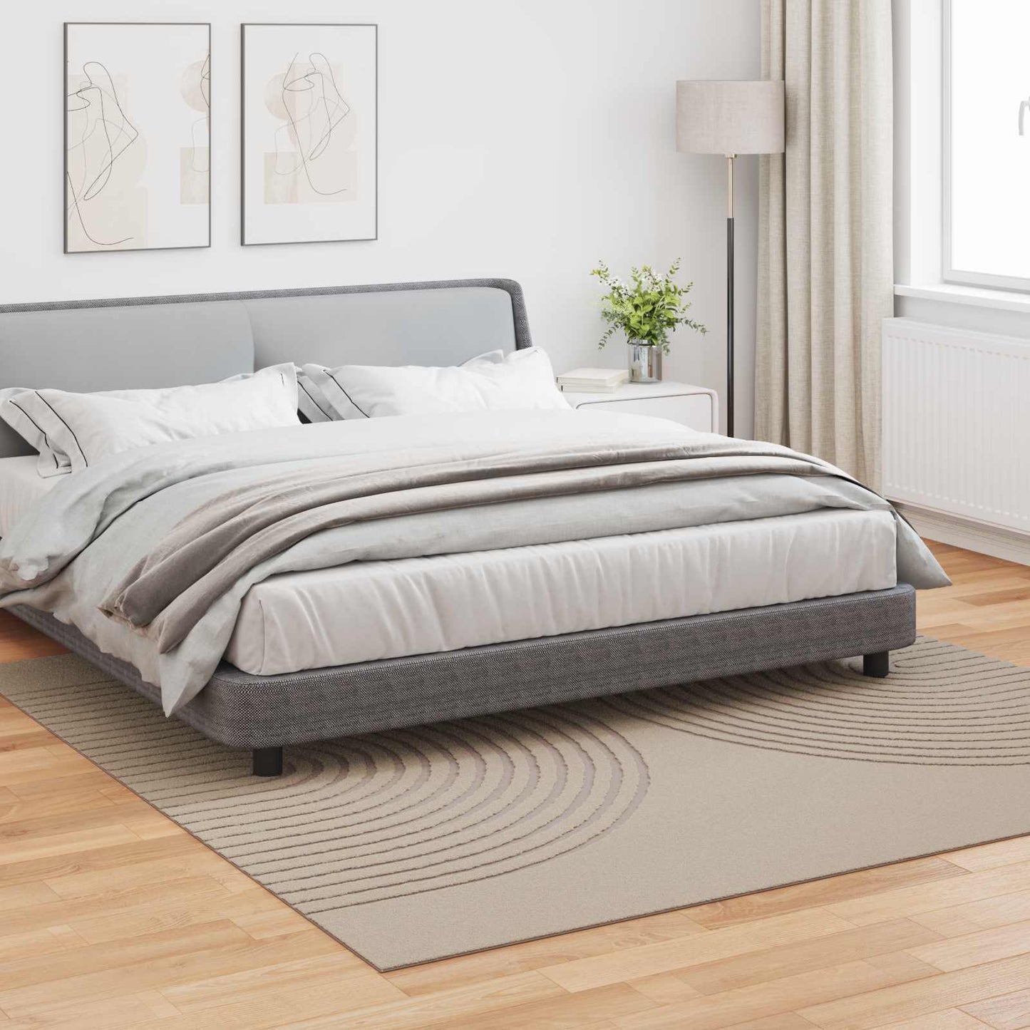 Innenteppich GALATI Beige 240 x 240 cm Polyester