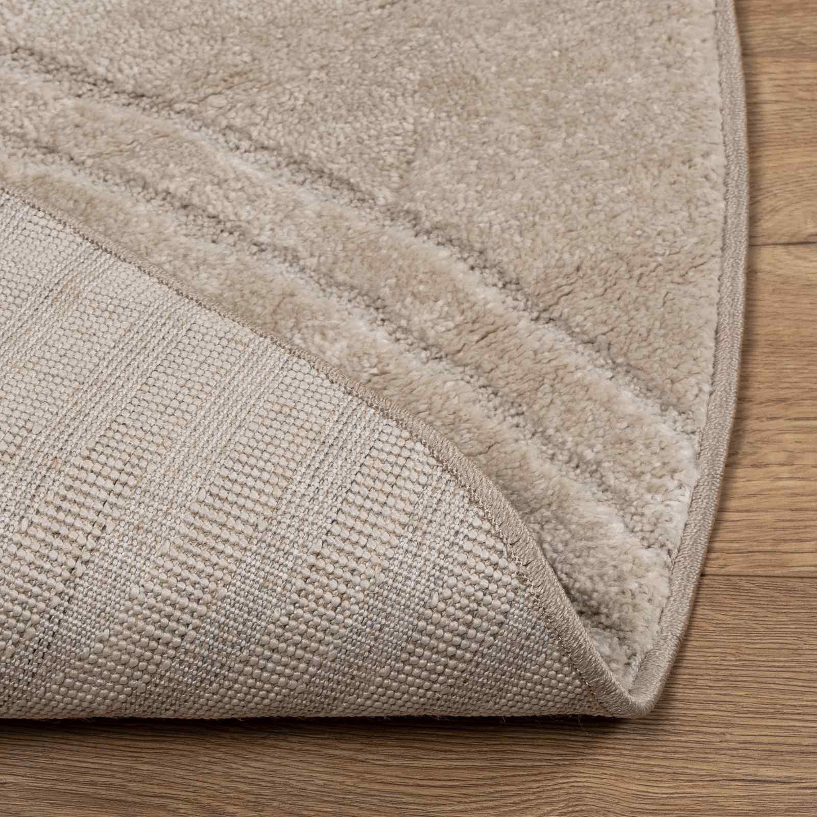 Innenteppich GALATI Beige Ø 120 CM Polyester