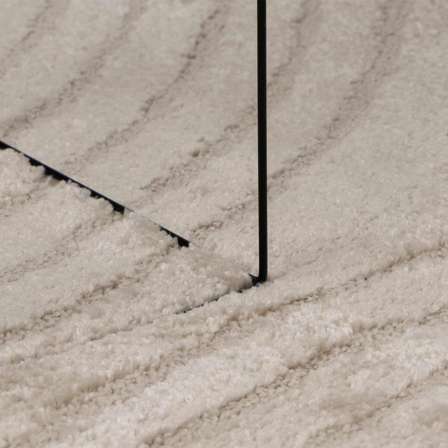 Innenteppich GALATI Beige Ø 160 CM Polyester