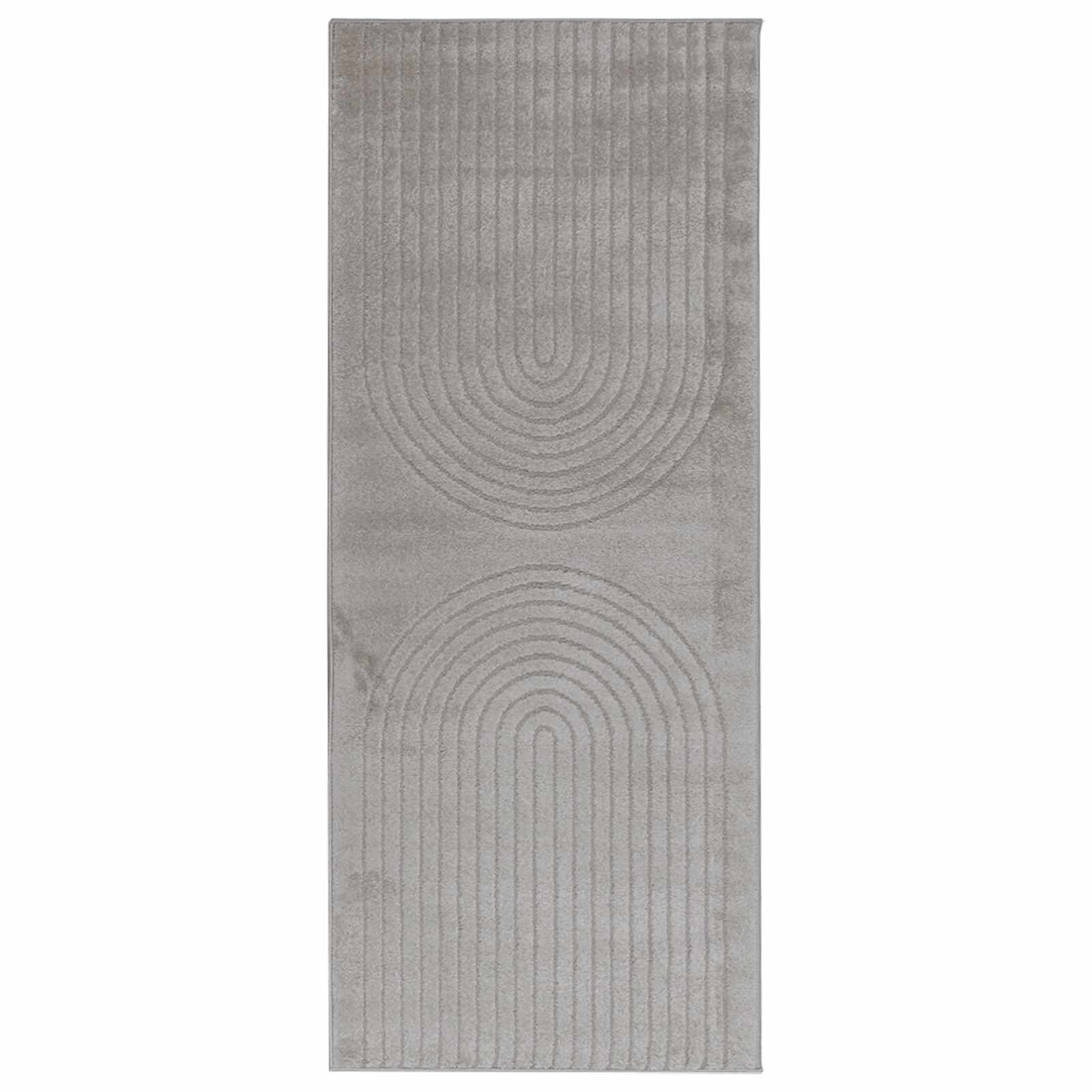 Innenteppich GALATI Grau 200 x 80 cm Polyester