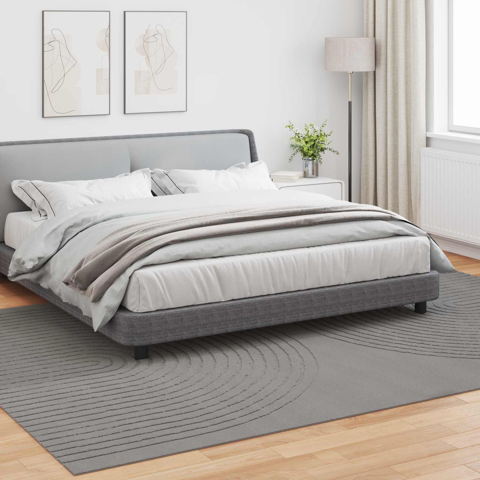 Innenteppich GALATI Grau 340 x 240 cm Polyester