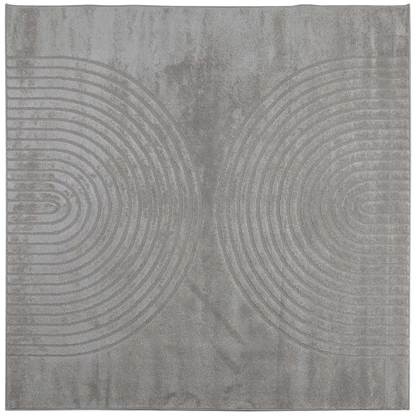 Innenteppich GALATI Grau 120 x 120 cm Polyester