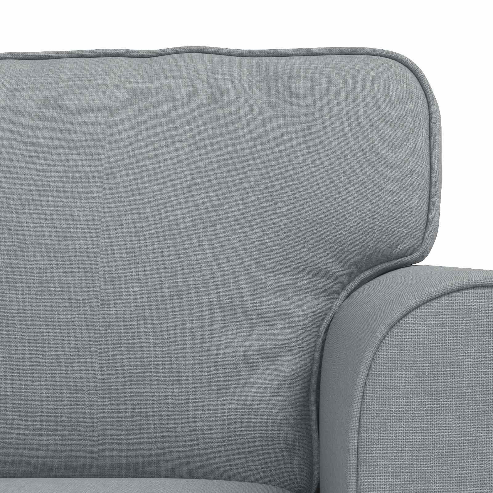 Sofa Set 2 pcs Hellgrau 155 x 82 x 80 cm Stoff