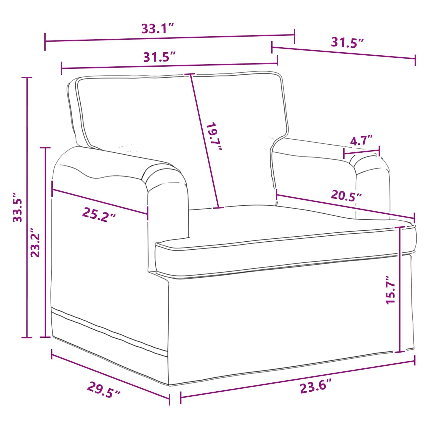 Sofa Set 2 stk. Dunkelgrau Stoff