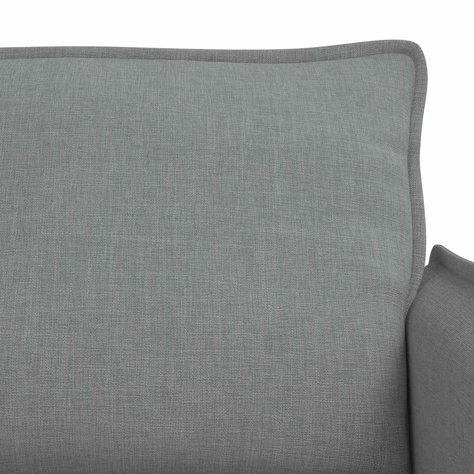 Sofa Set 2 stk. Hellgrau Stoff