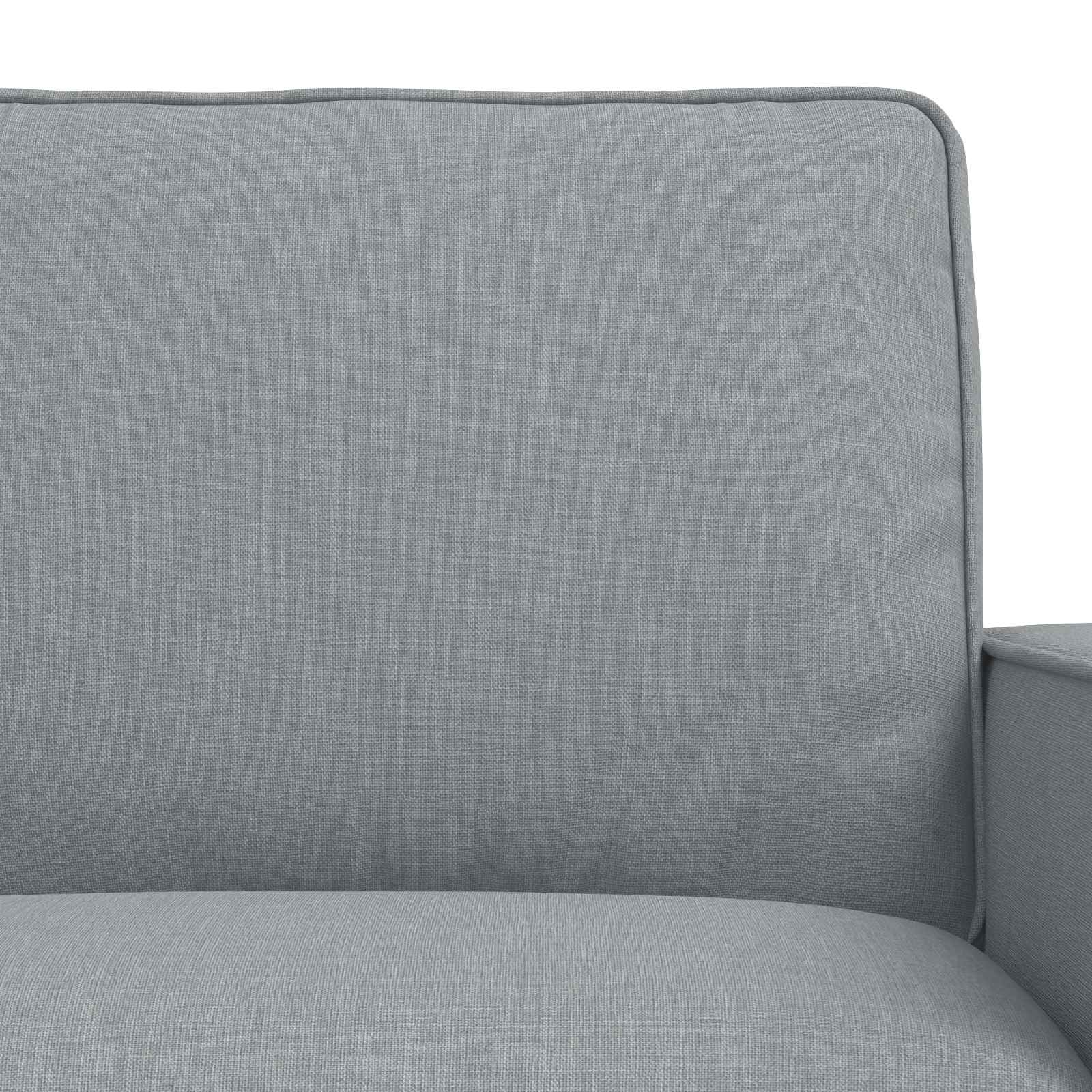Sofa Set 2 stk. Hellgrau Stoff