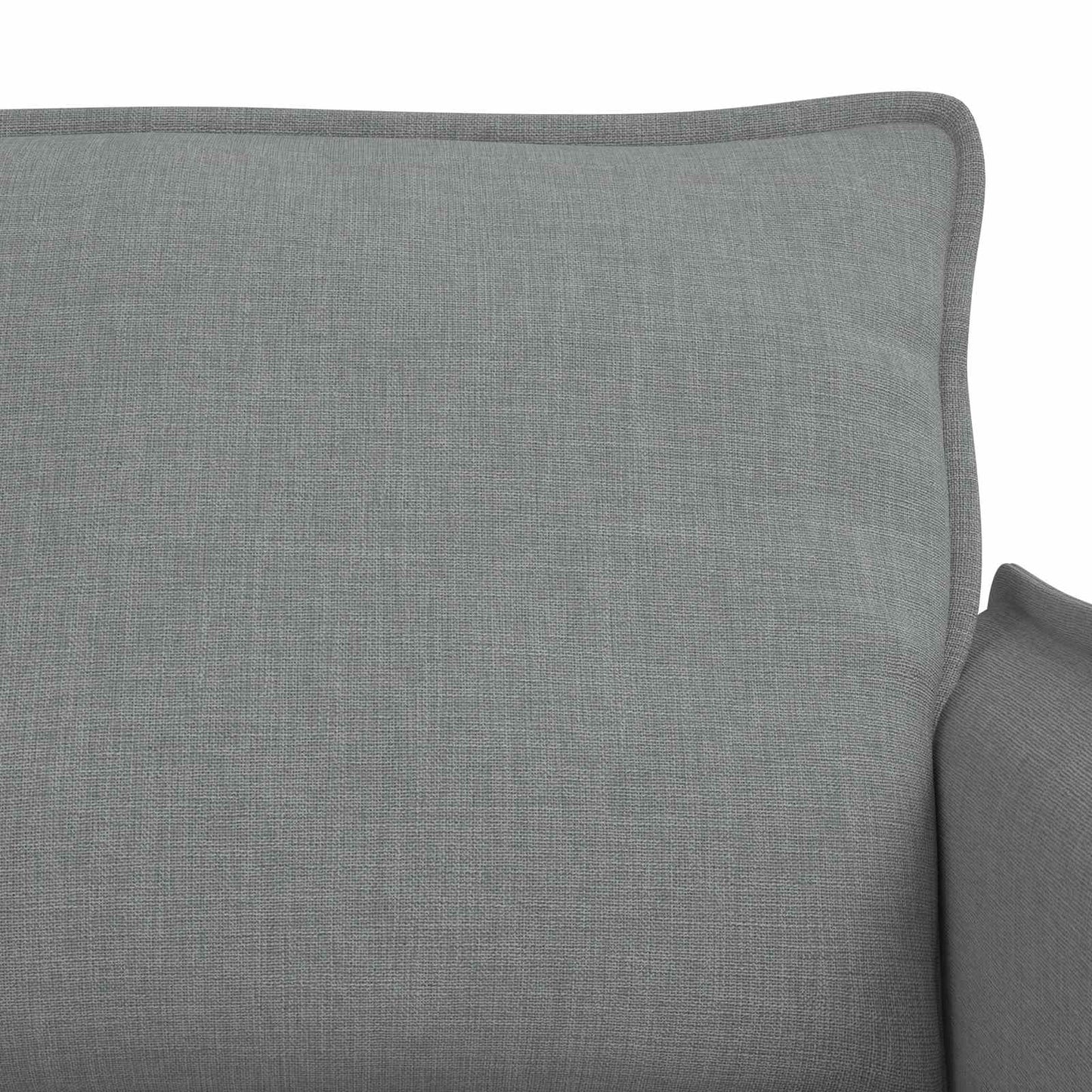 Sofa Set 2 stk. Hellgrau Stoff