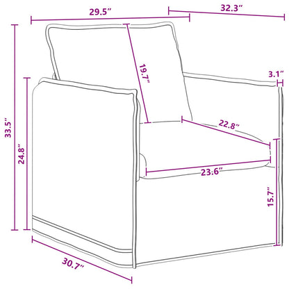Sofa Set 2 stk. Dunkelgrau Stoff