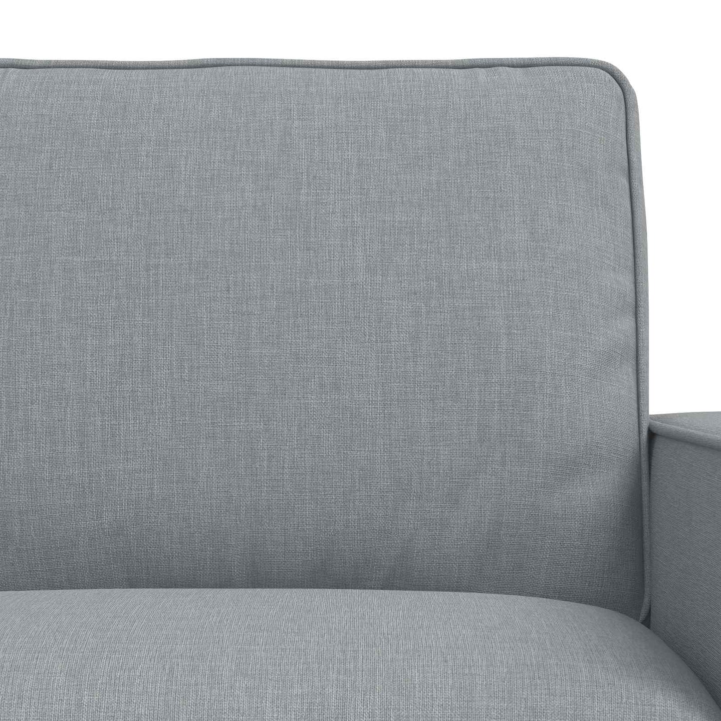 Sofa Set 2 stk. Hellgrau Stoff