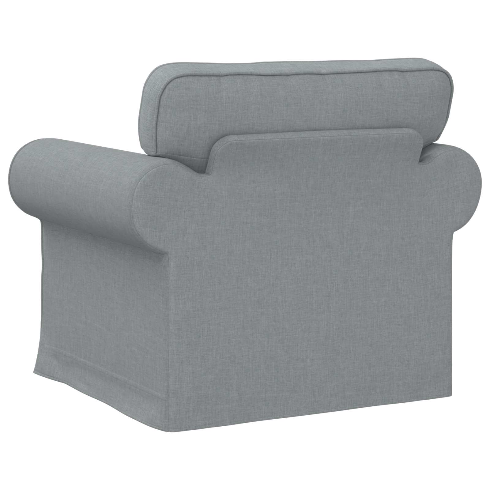 Sofa Hellgrau 95 x 82 x 80 cm Stoff
