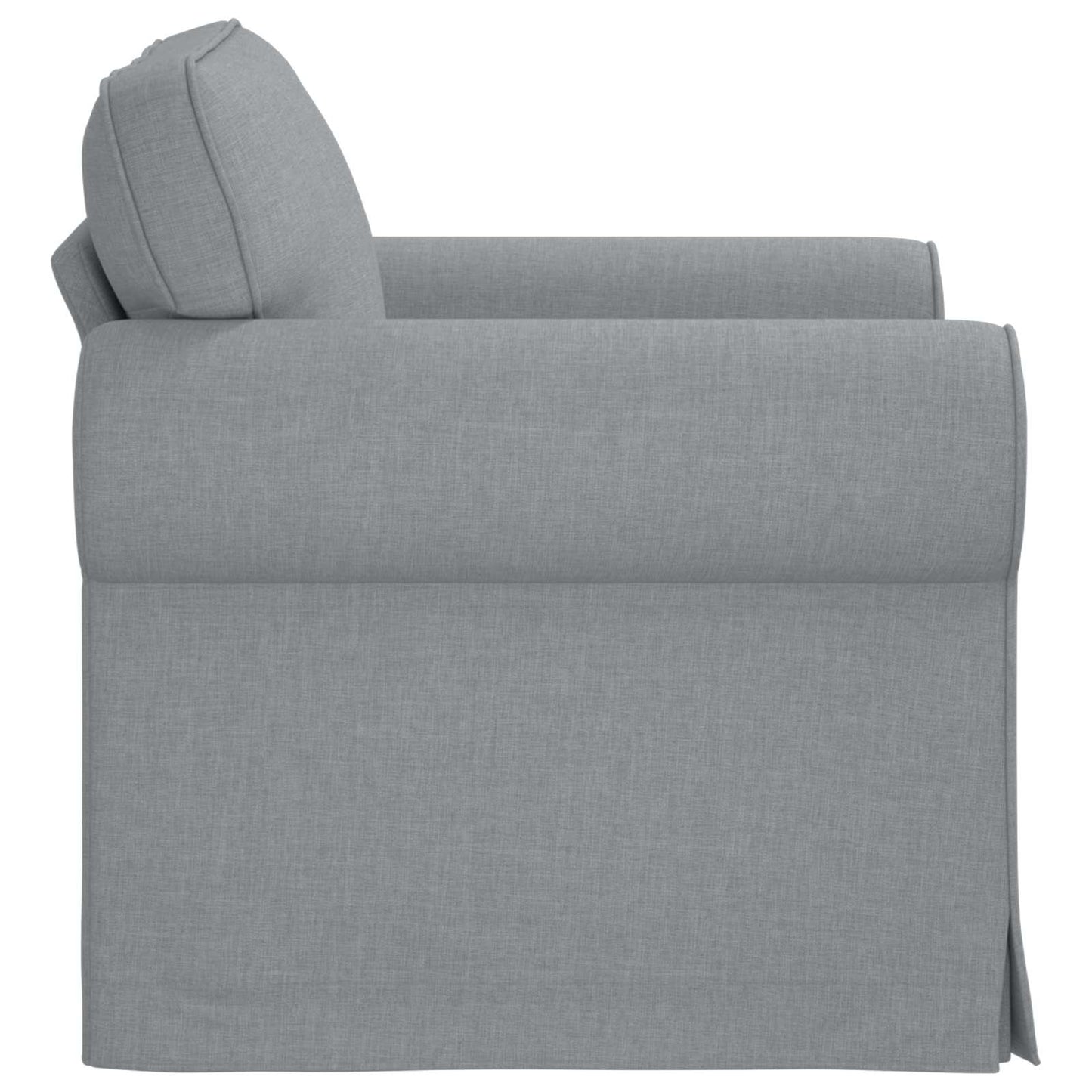 Sofa Hellgrau 95 x 82 x 80 cm Stoff