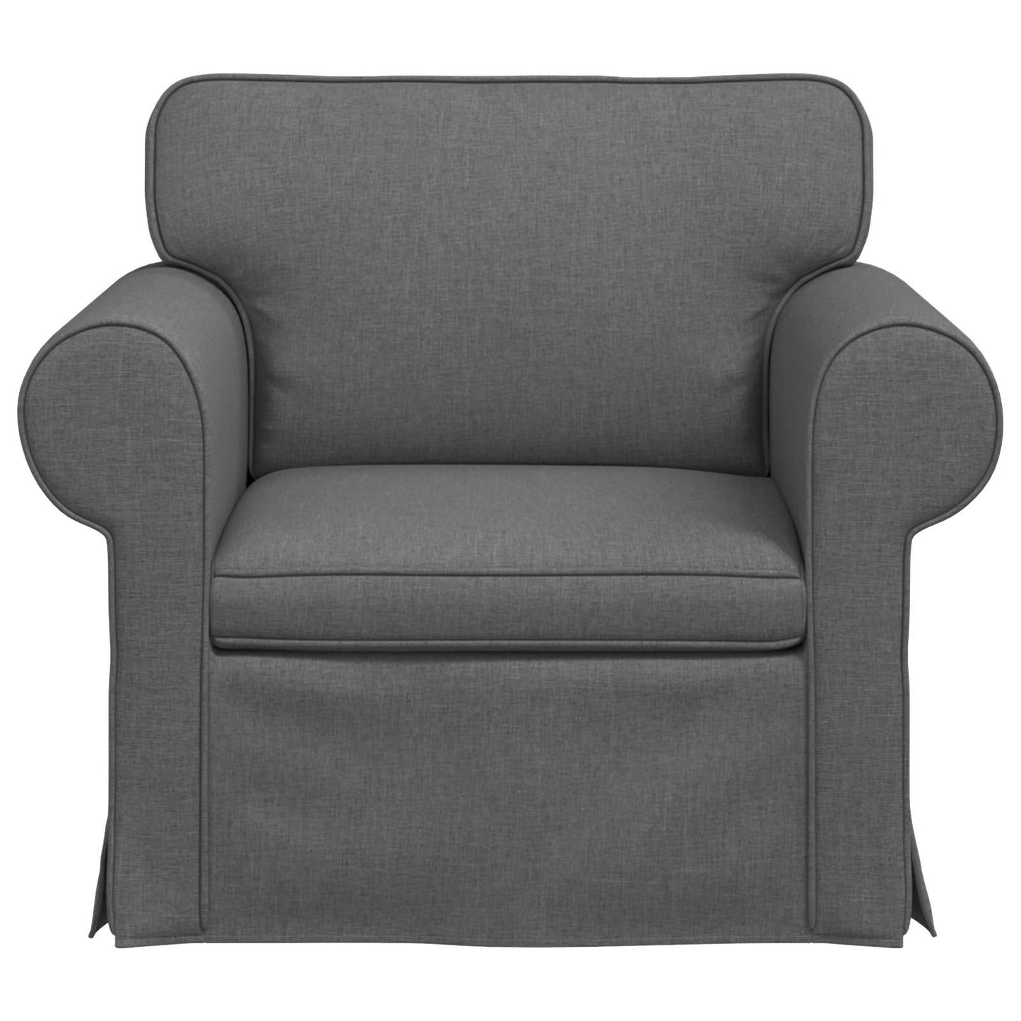 Sofa Dunkelgrau 95 x 82 x 80 cm Stoff