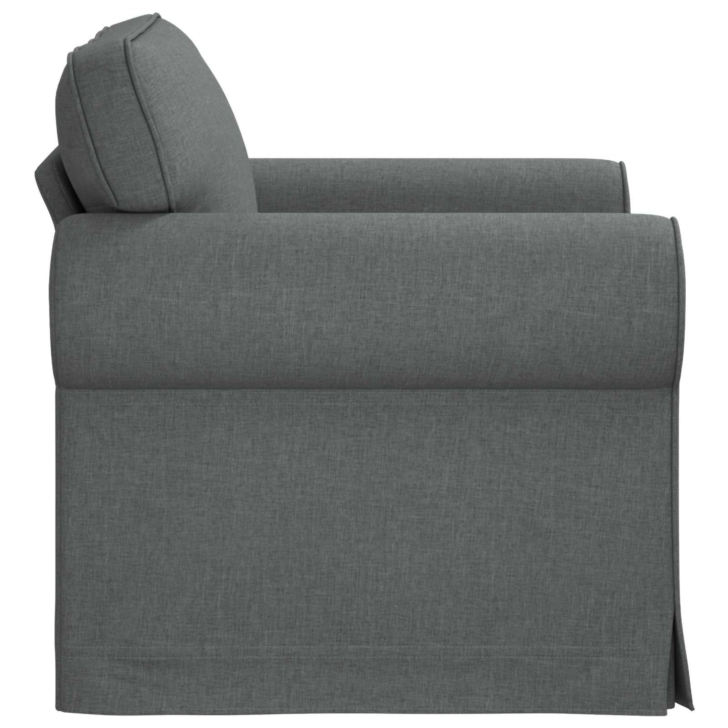 Sofa Dunkelgrau 95 x 82 x 80 cm Stoff