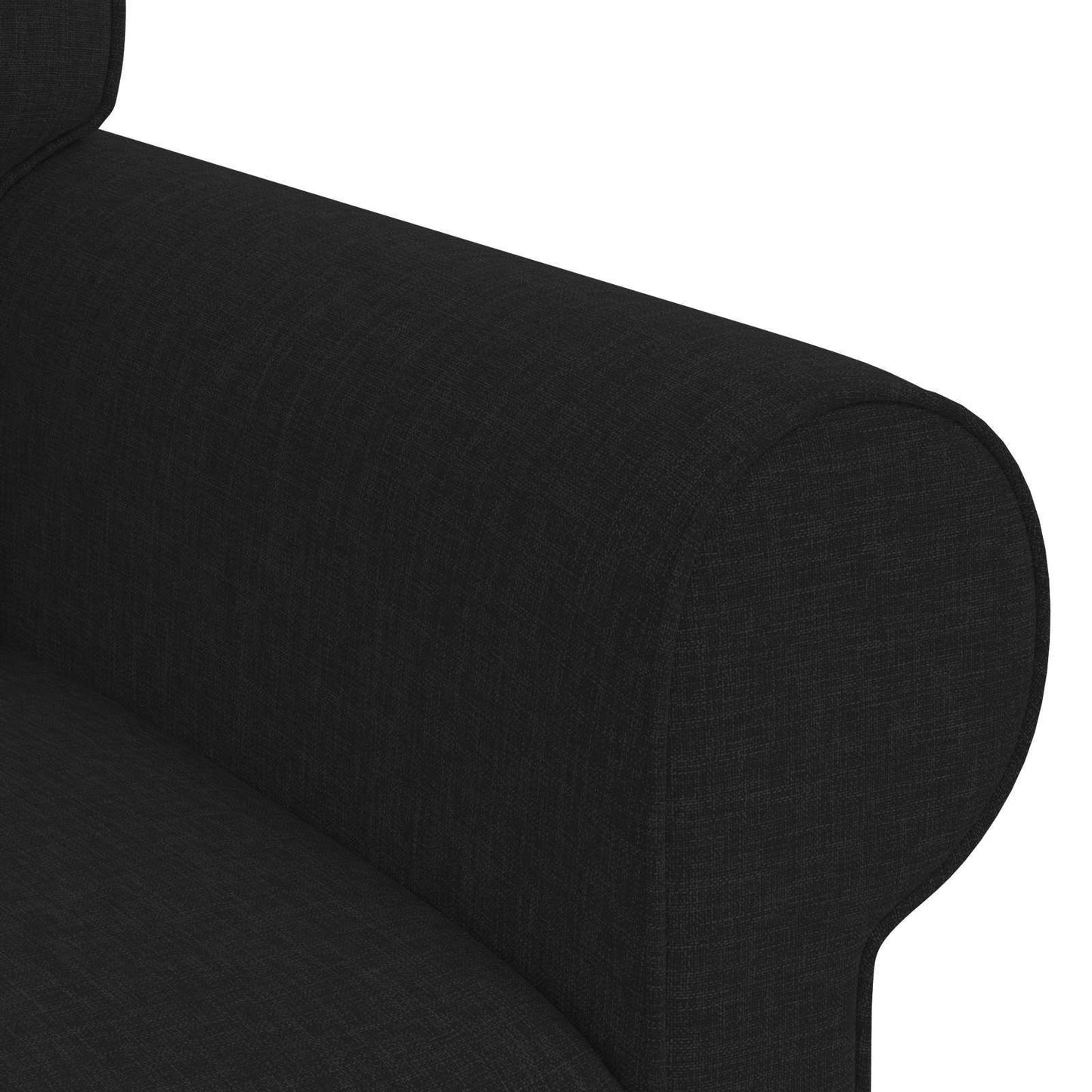Sofa Schwarz 95 x 82 x 80 cm Stoff