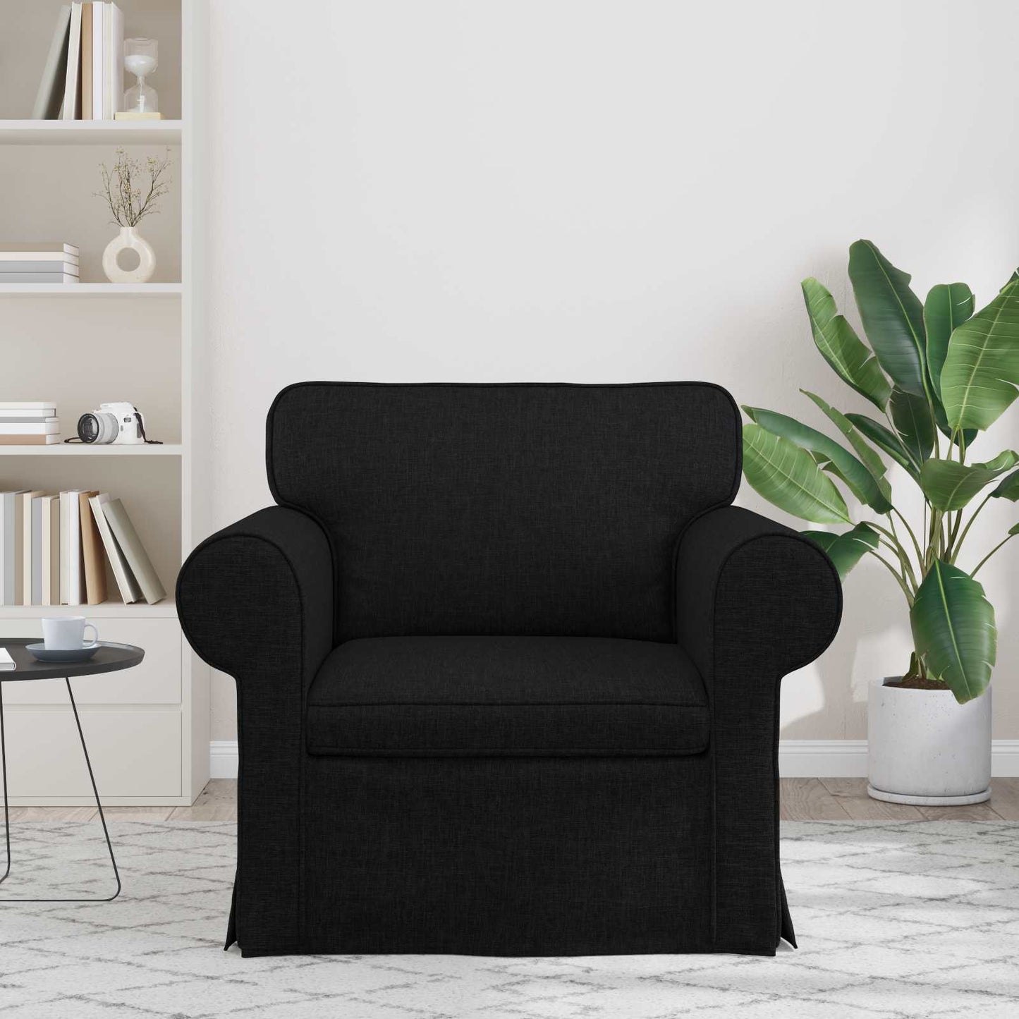 Sofa Schwarz 95 x 82 x 80 cm Stoff