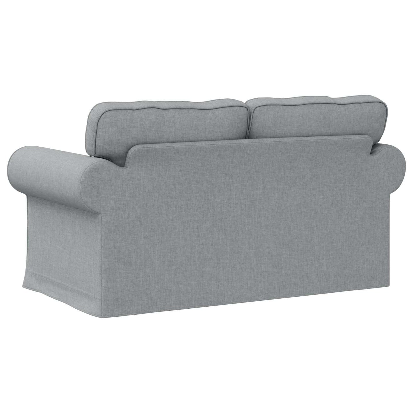 Sofa Hellgrau 155 x 82 x 80 cm Stoff
