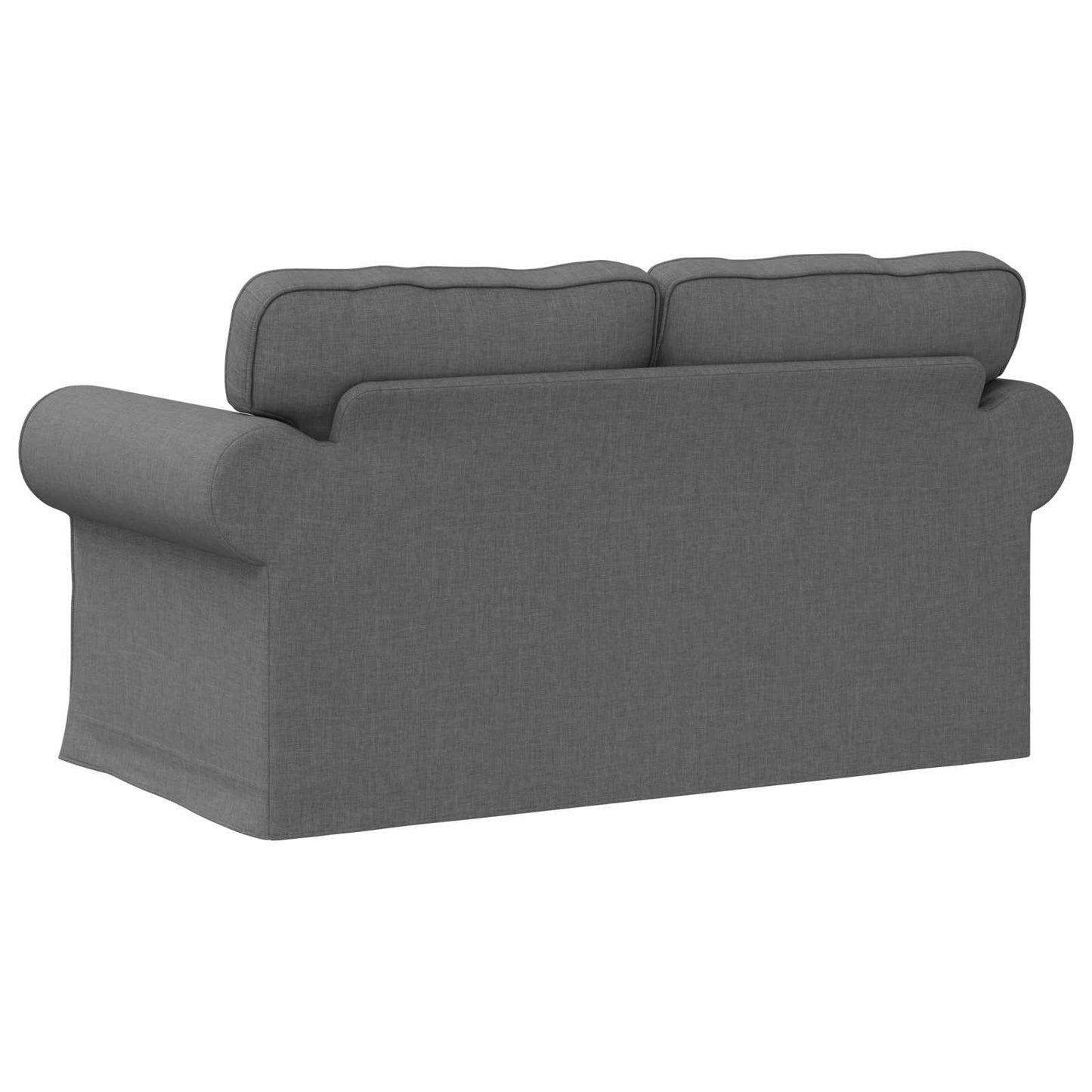 Sofa Dunkelgrau 155 x 82 x 80 cm Stoff