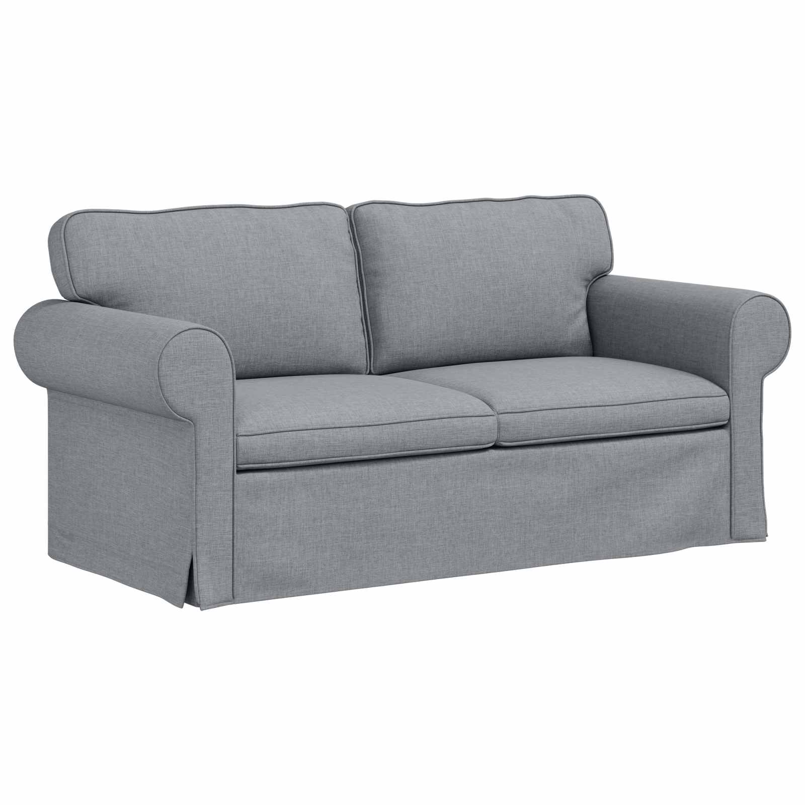 Sofa Hellgrau 175 x 82 x 80 cm Stoff