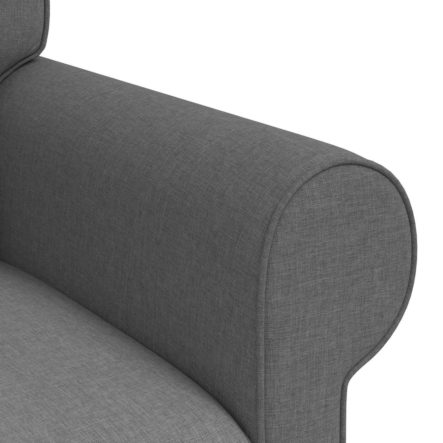 Sofa Dunkelgrau 175 x 82 x 80 cm Stoff