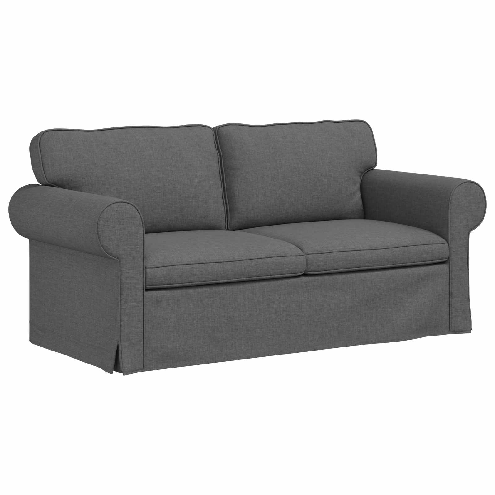 Sofa Dunkelgrau 175 x 82 x 80 cm Stoff