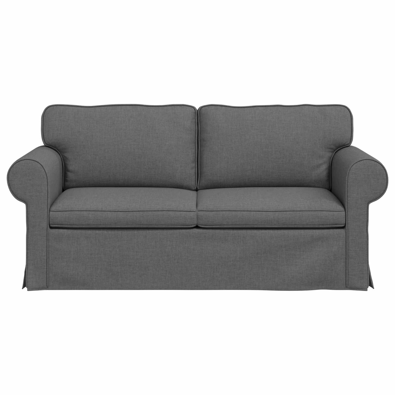 Sofa Dunkelgrau 175 x 82 x 80 cm Stoff