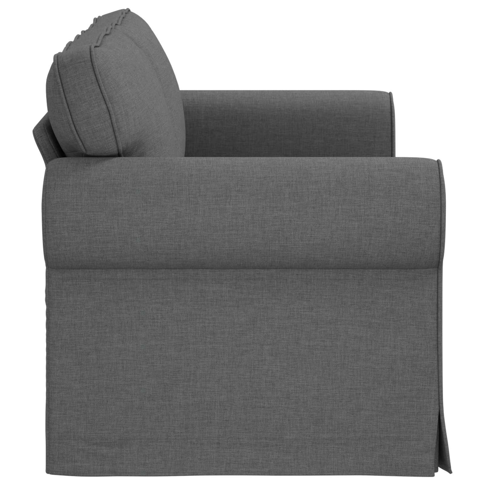 Sofa Dunkelgrau 175 x 82 x 80 cm Stoff