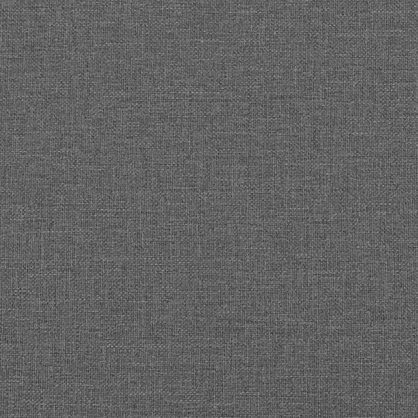 Sofa Dunkelgrau 215 x 82 x 80 cm Stoff