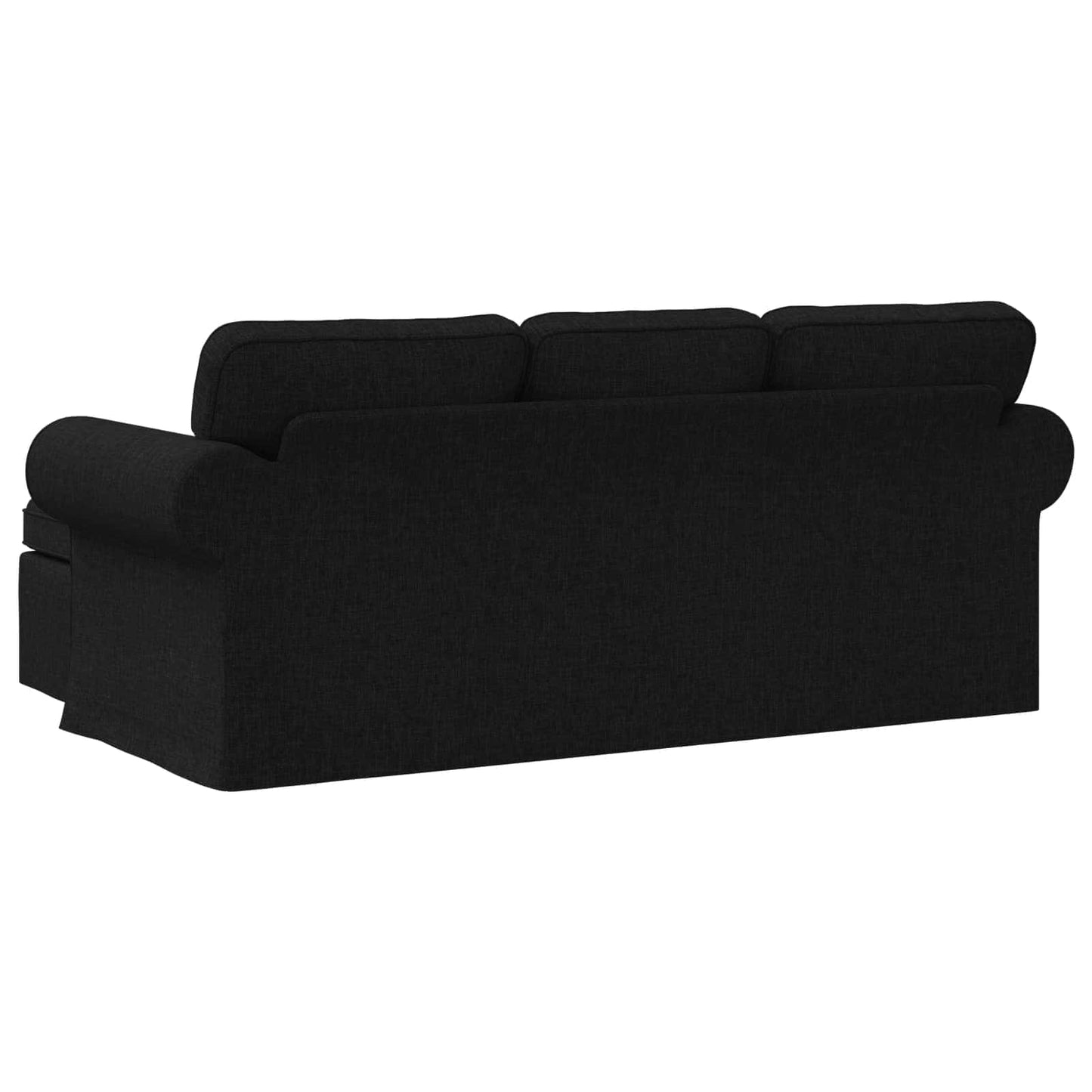 Sofa Schwarz 195 x 138 x 80 cm Stoff