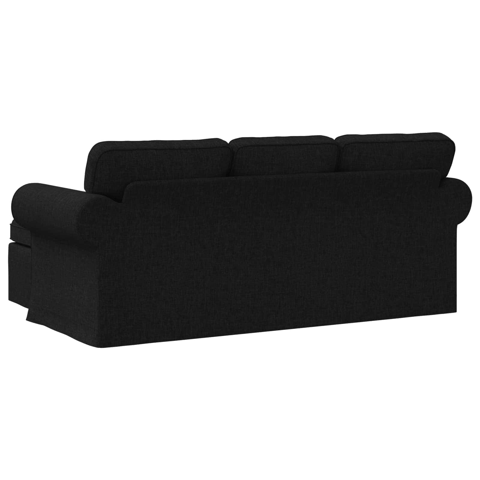 Sofa Schwarz 195 x 138 x 80 cm Stoff