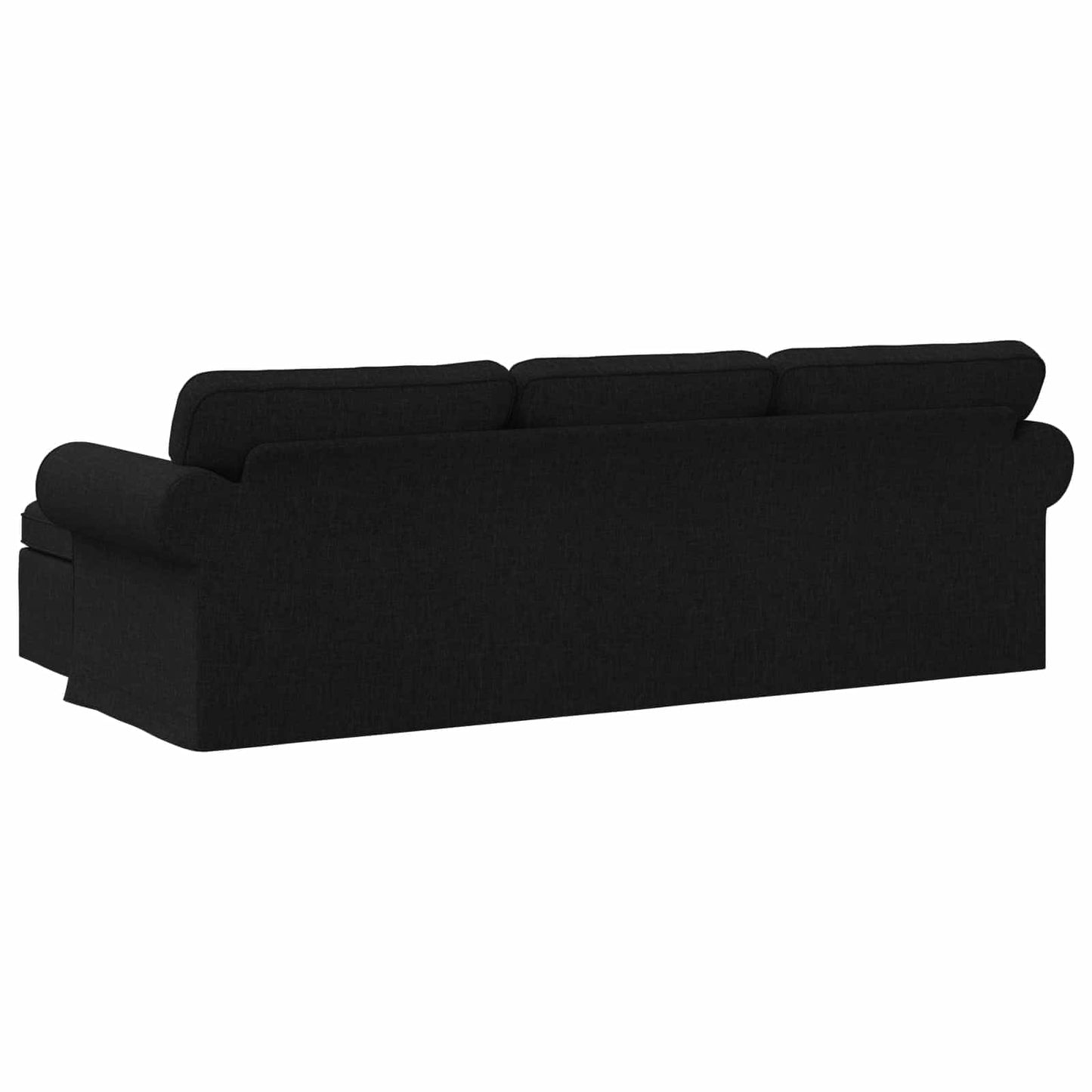 Sofa Schwarz 245 x 138 x 80 cm Stoff