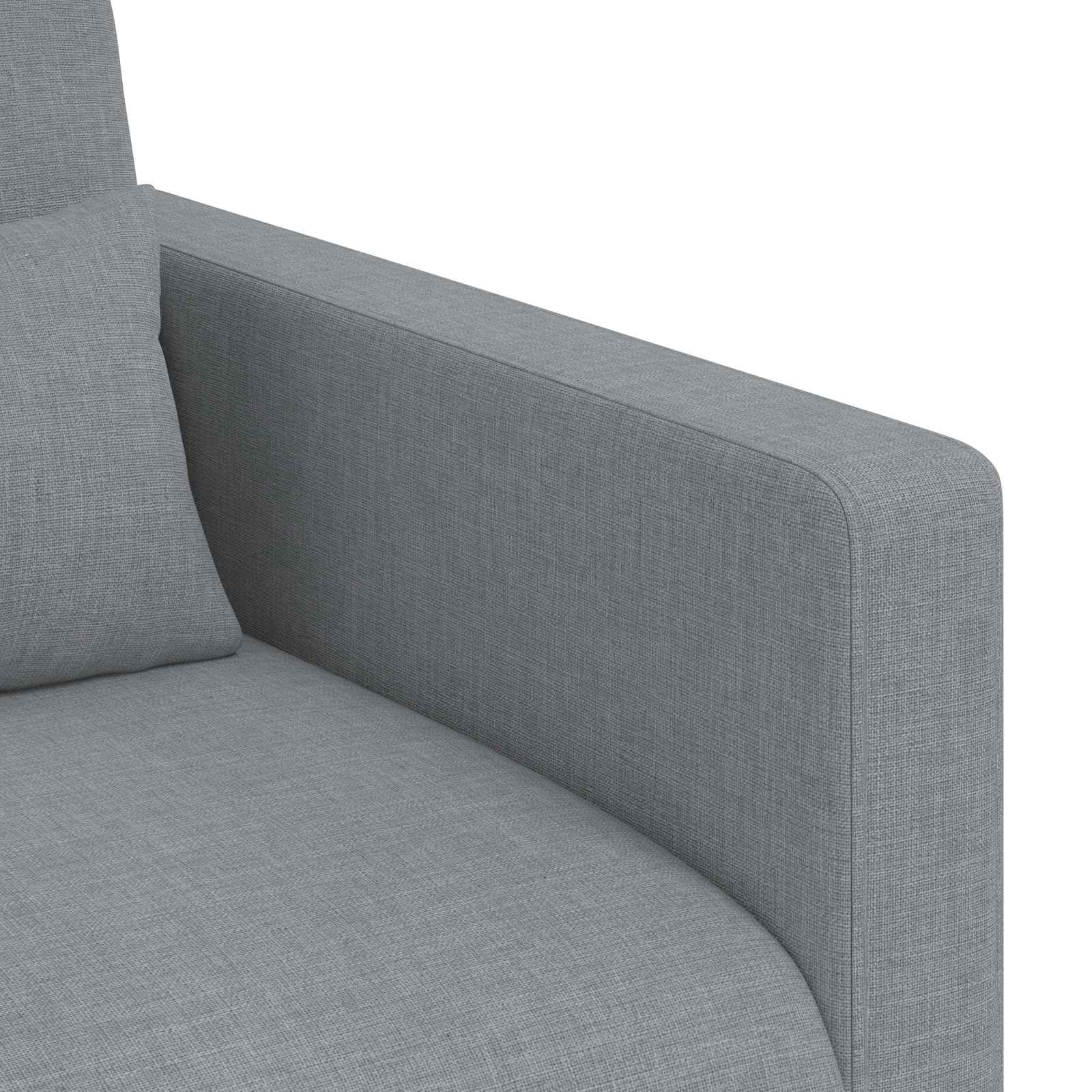 Sofa Hellgrau 78 x 78 x 80 cm Stoff