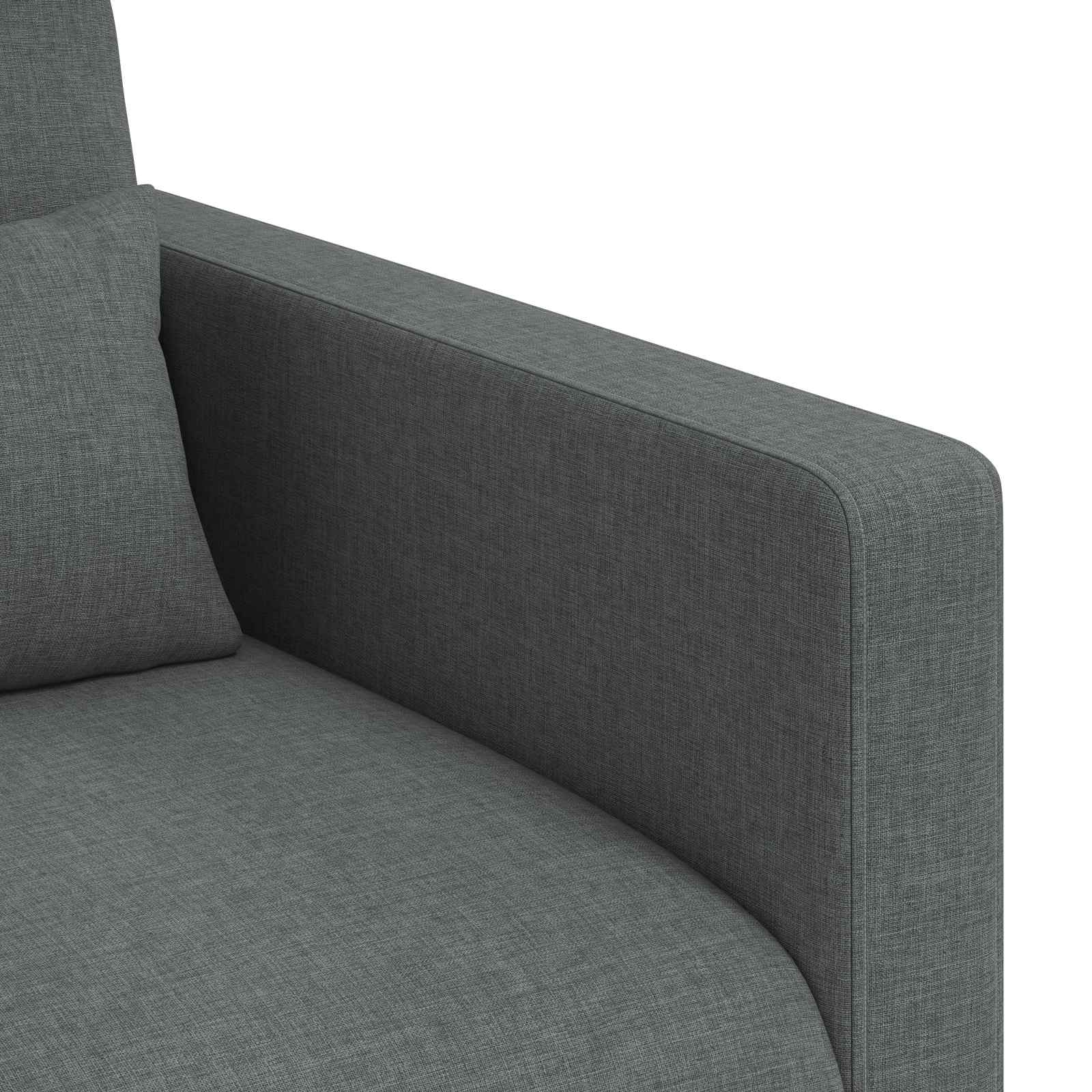 Sofa Dunkelgrau 78 x 78 x 80 cm Stoff
