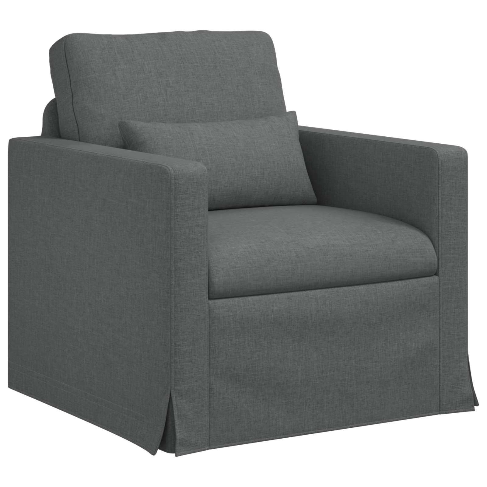 Sofa Dunkelgrau 78 x 78 x 80 cm Stoff