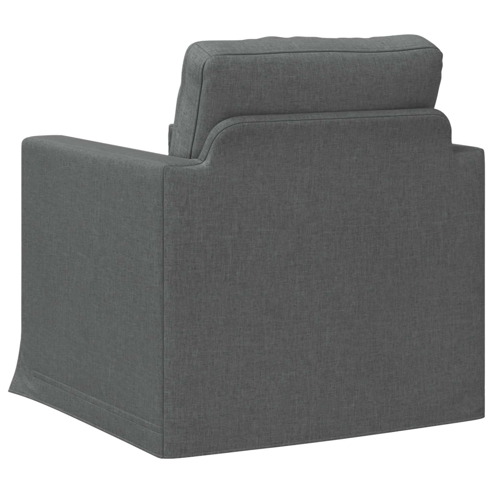 Sofa Dunkelgrau 78 x 78 x 80 cm Stoff