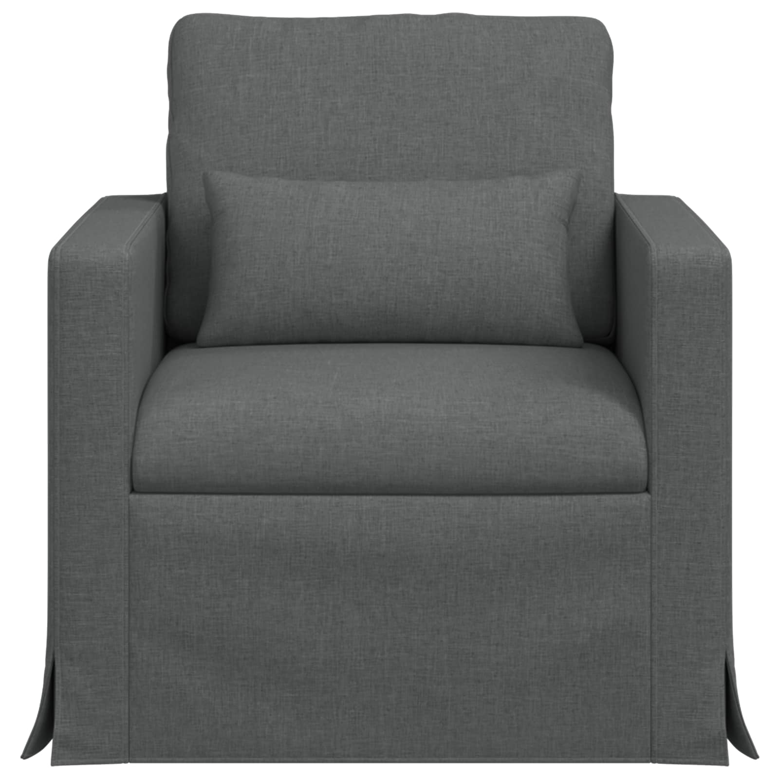 Sofa Dunkelgrau 78 x 78 x 80 cm Stoff