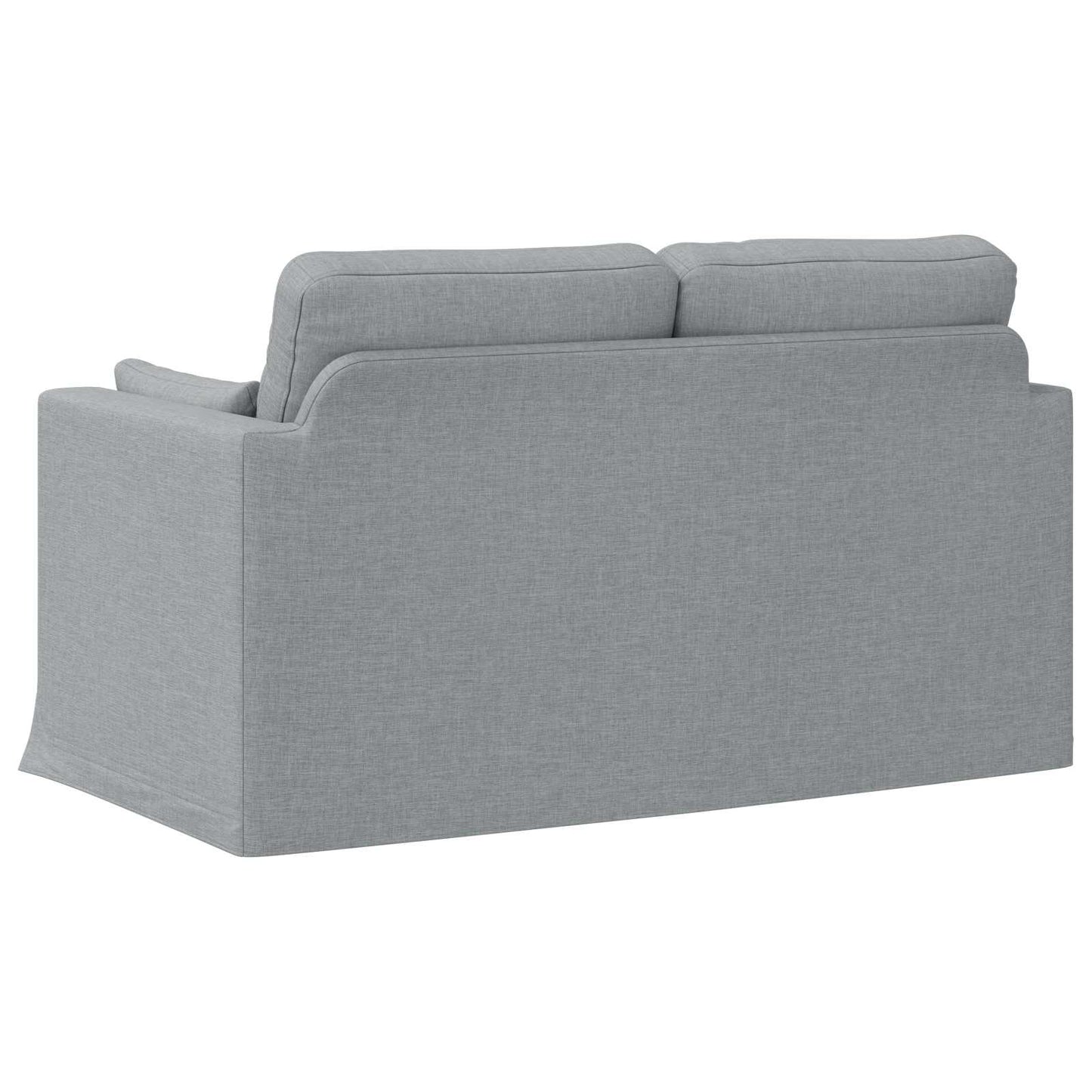 Sofa Hellgrau 139 x 78 x 80 cm Stoff