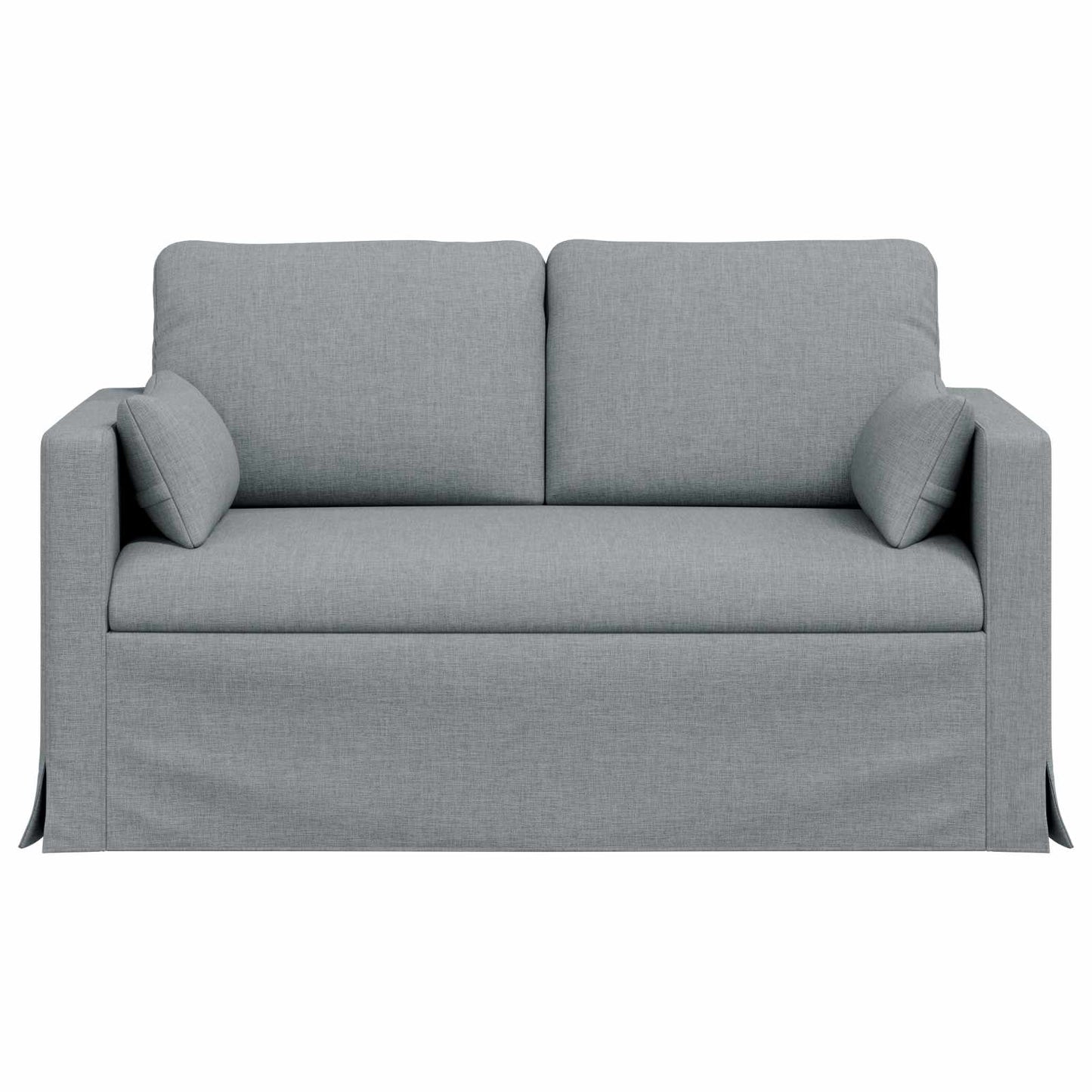 Sofa Hellgrau 139 x 78 x 80 cm Stoff