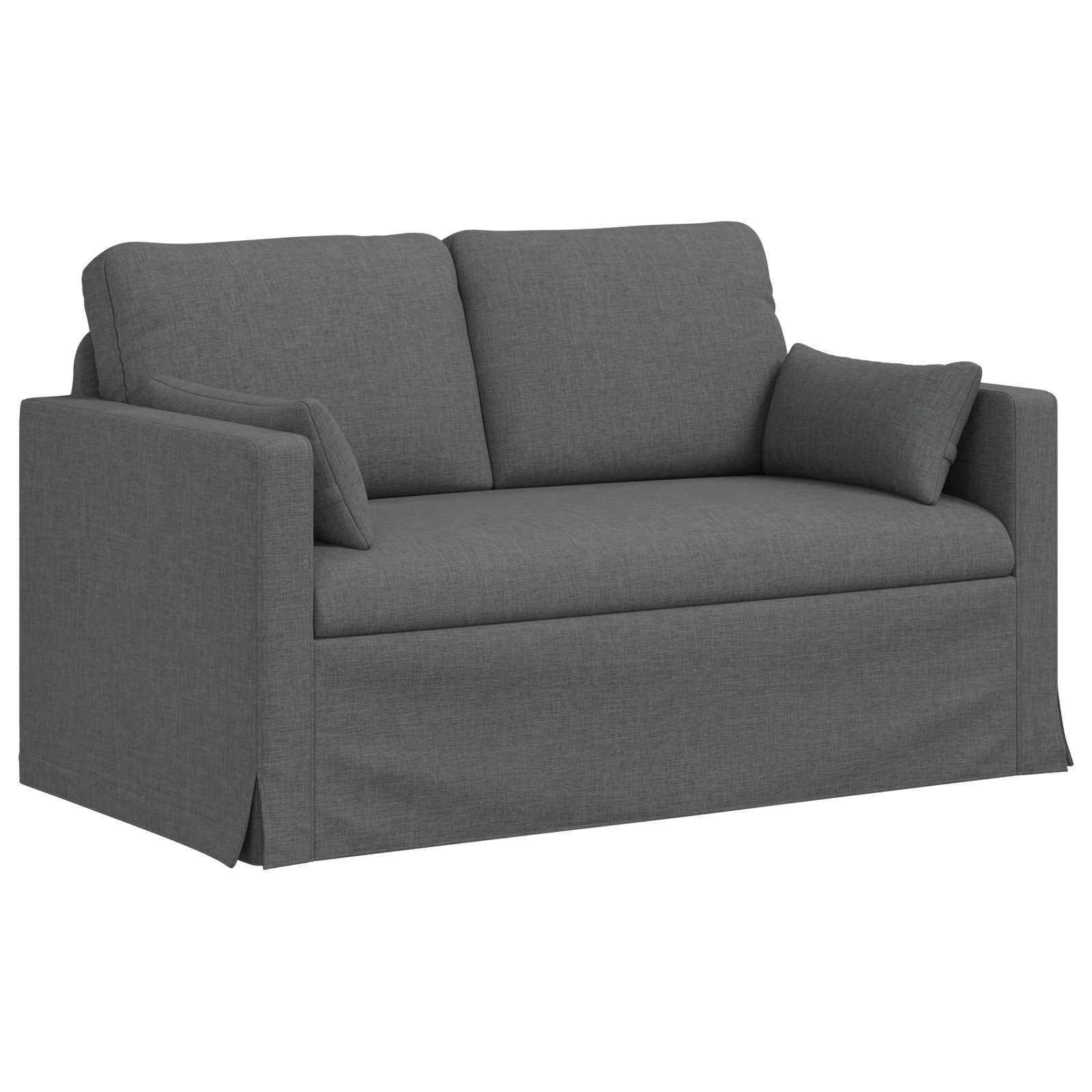Sofa Dunkelgrau 139 x 78 x 80 cm Stoff
