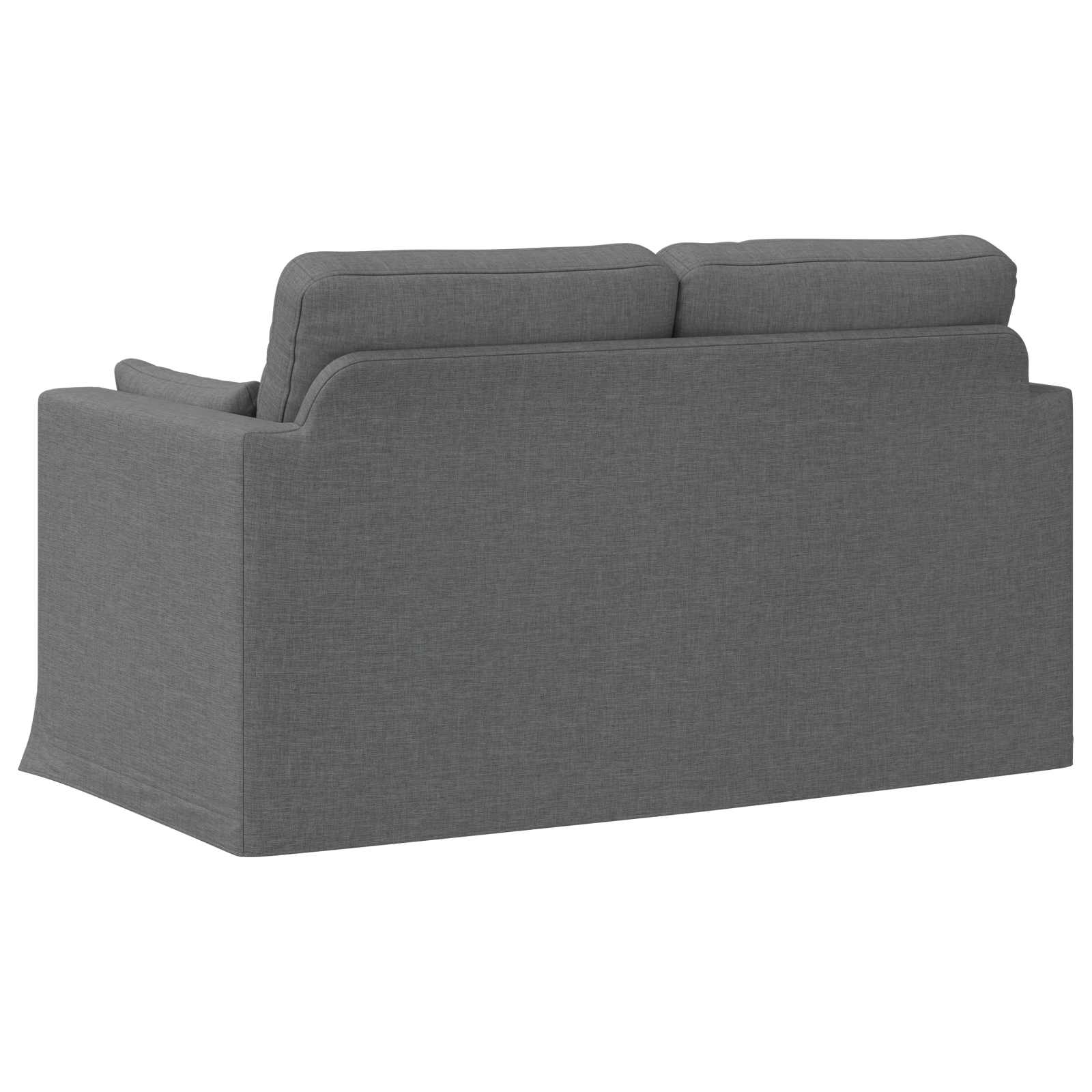 Sofa Dunkelgrau 139 x 78 x 80 cm Stoff