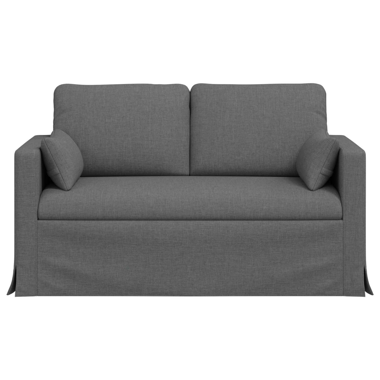 Sofa Dunkelgrau 139 x 78 x 80 cm Stoff