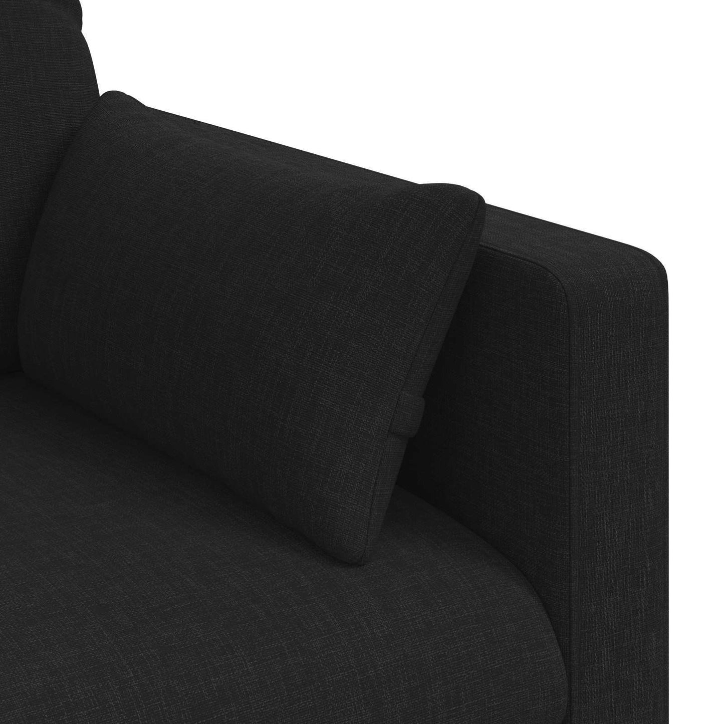 Sofa Schwarz 139 x 78 x 80 cm Stoff
