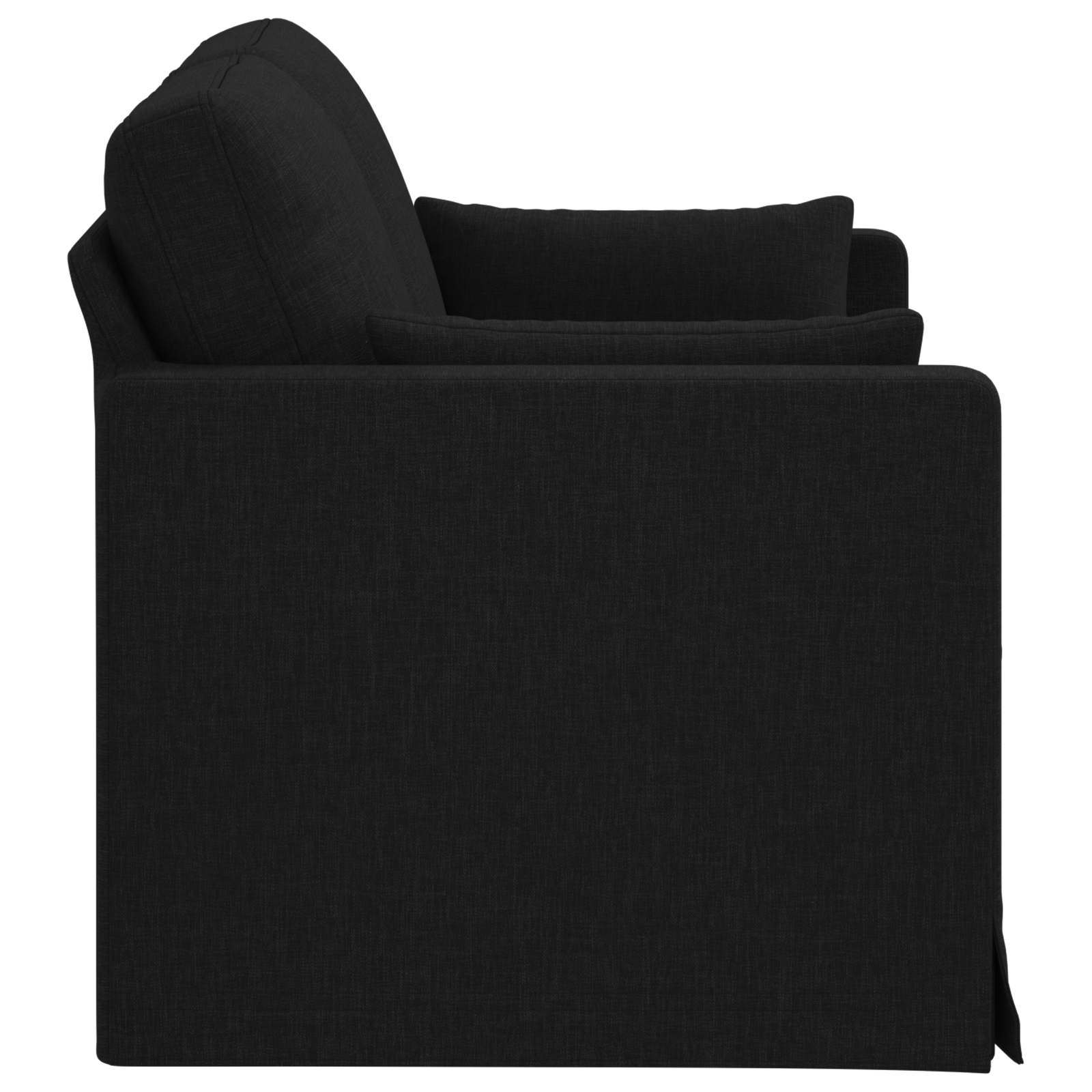 Sofa Schwarz 139 x 78 x 80 cm Stoff