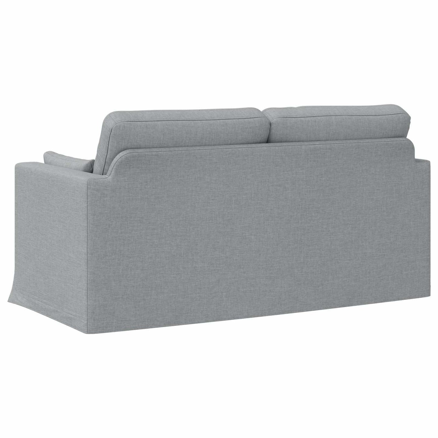 Sofa Hellgrau 158 x 78 x 80 cm Stoff