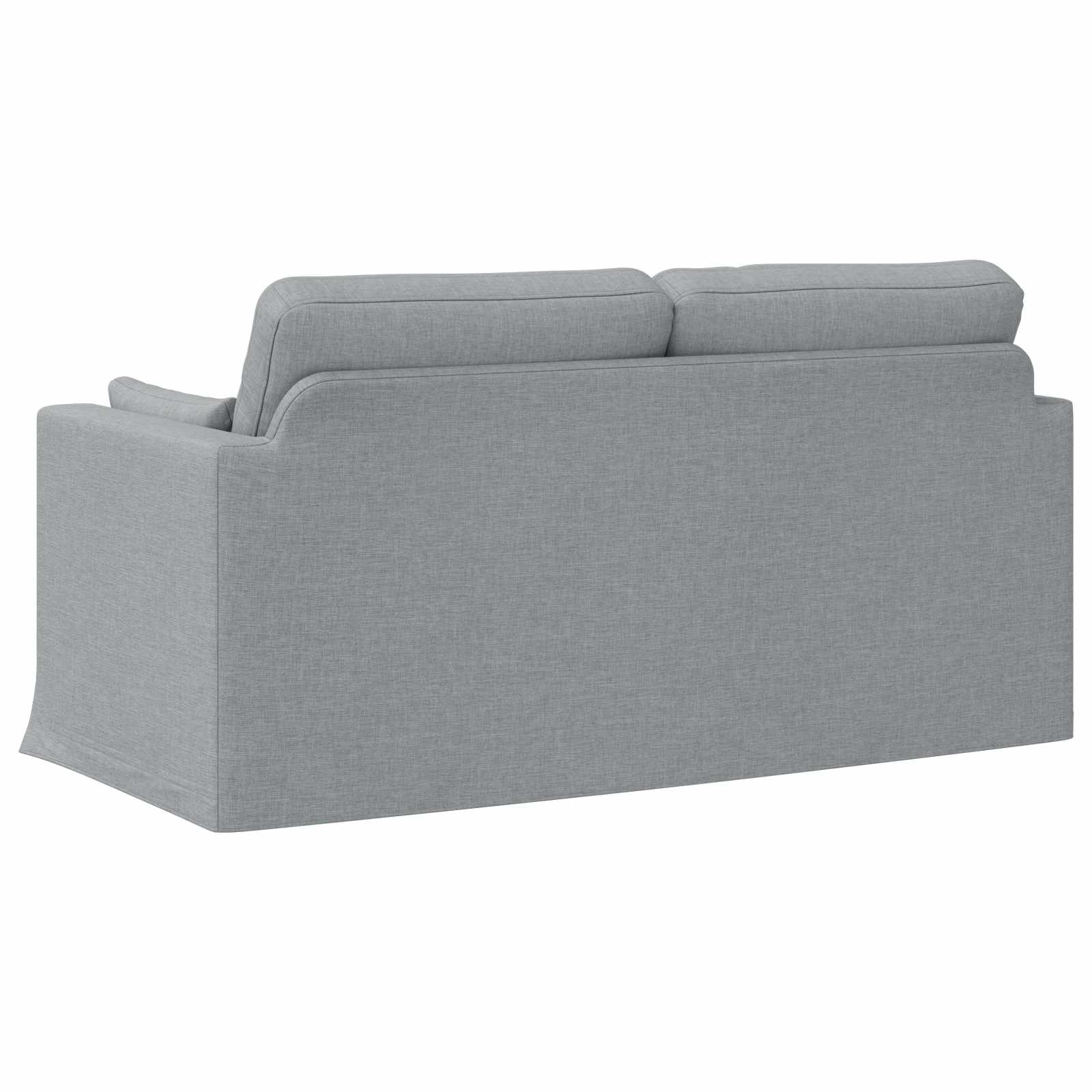 Sofa Hellgrau 158 x 78 x 80 cm Stoff